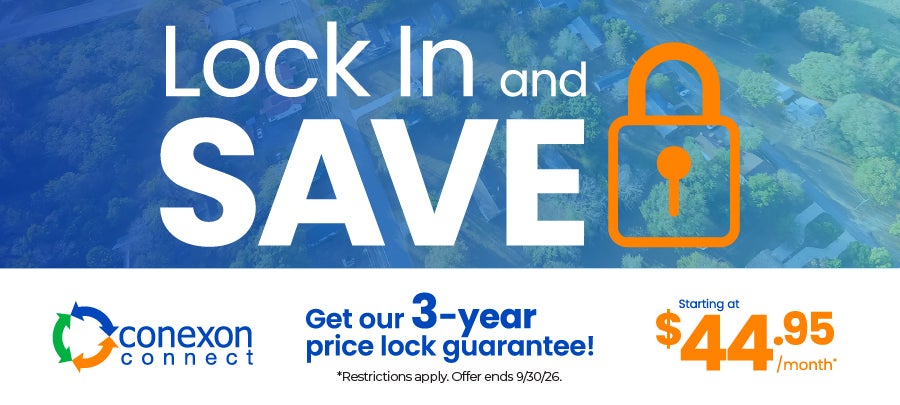 Save on fiber internet with Conexon Connect